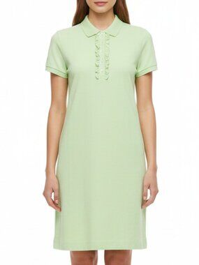 Talbots Green Polo Shirt Dress Petite Size Medium